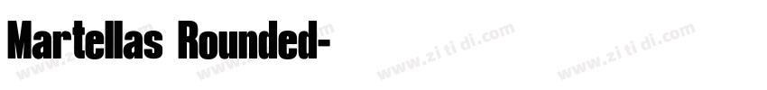 Martellas Rounded字体转换
